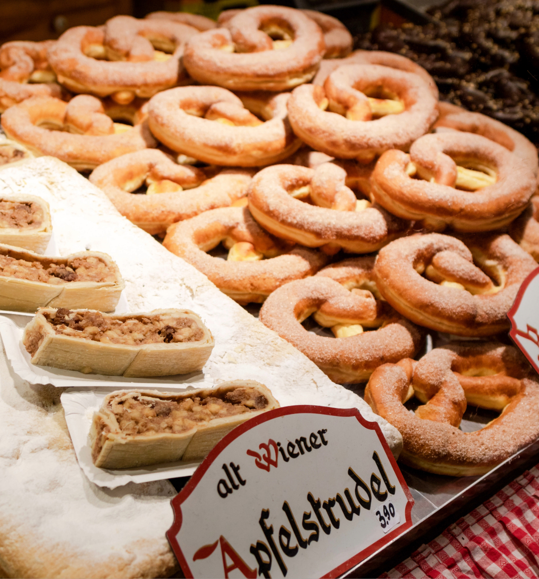 Traditional Christmas sweets Vienna Christmas Market Stall