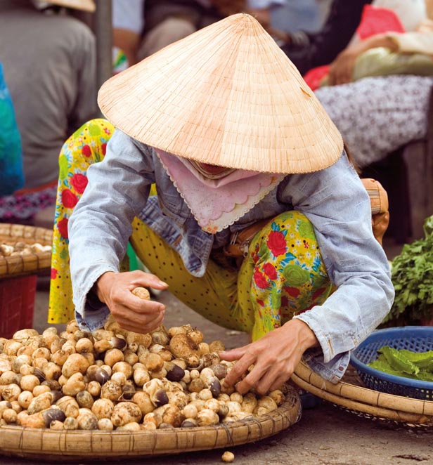 Street market in Ho Chi Minh City, Vietnam