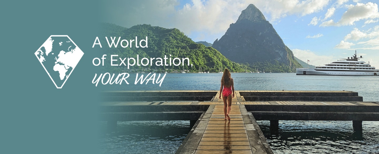 a world of exploration your way campaign visual 